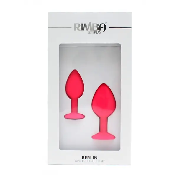Berlin Bling Buttplug Duo set Rimba Pink