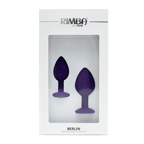 Berlin Bling Buttplug Duo set Rimba Purple