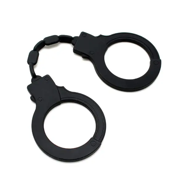 BondagePlay Silicone Toy Handcuffs Rimba Black