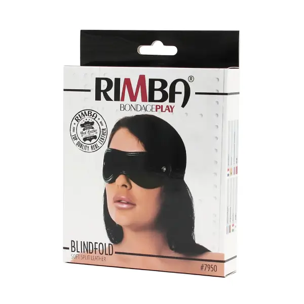 Eye Mask Leather Rimba Black