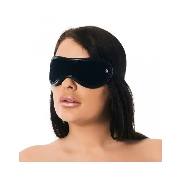 Eye Mask Leather Rimba Black