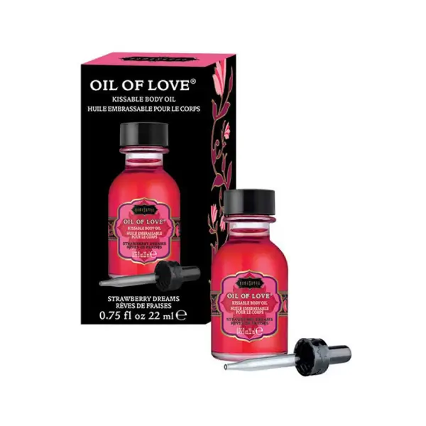 Kama Sutra Oil of Love Kissable Body Oil Strawberry 22 ml