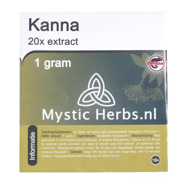 Kanna 20x extract – 1 gram