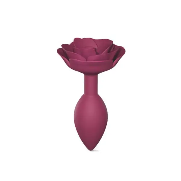 Love to Love Open Roses Size M Butt Plug Plum