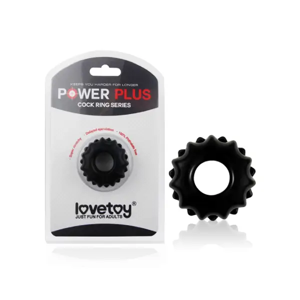 LoveToy Power Plus Flexible Cockrings Black