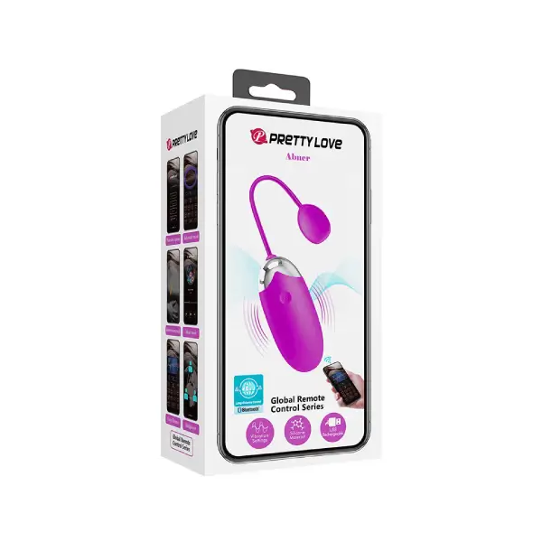 Pretty Love Abner Intimate Egg with App Control Pink