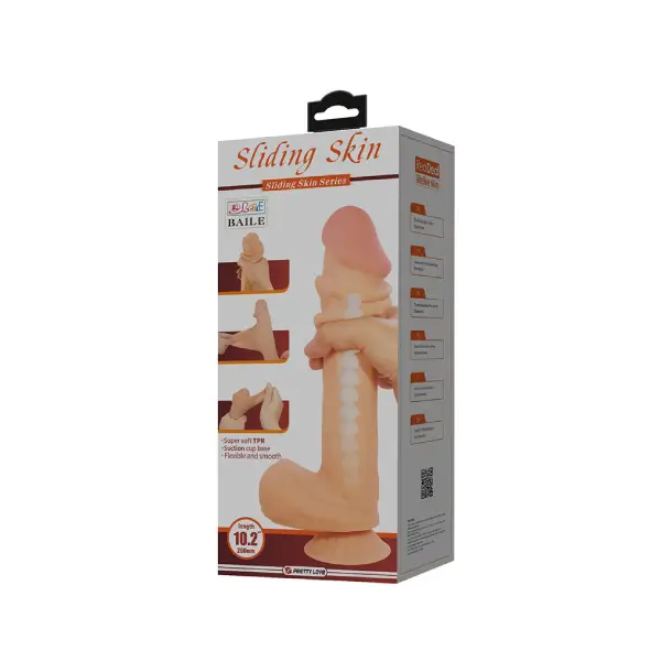 Pretty Love Mendel Sliding Skin 26 cm Ø 5.5 cm Nude