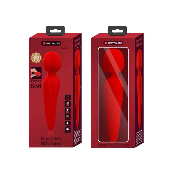Pretty Love Meredith Wand Vibrator Red