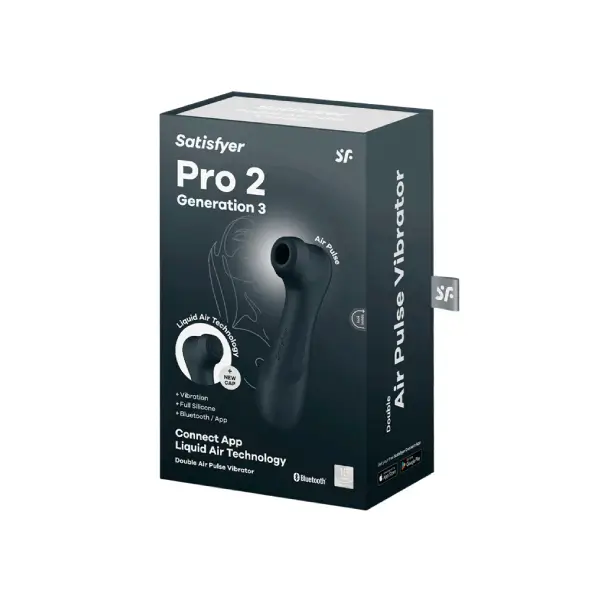 Satisfyer Pro 2 Generation 3 Air Pulse Vibrator Black