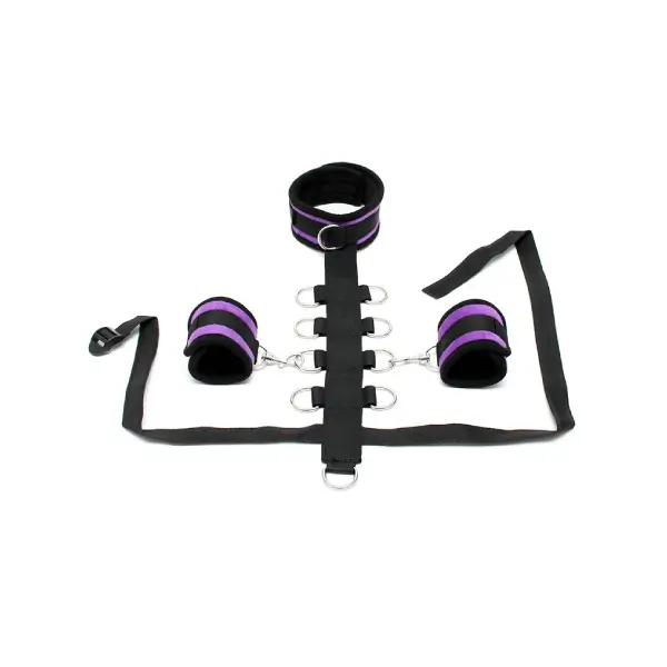 Soft Collar to Wrist Cuff Set Rimba Black