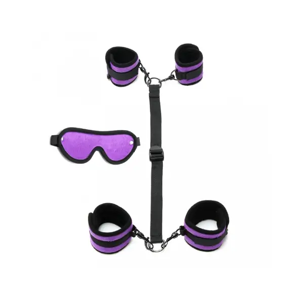 Soft Hand to Ankle Cuff Set with Mask Rimba