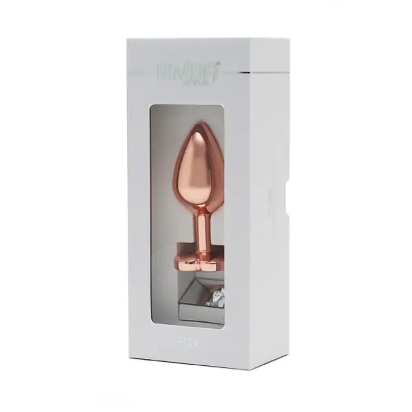 Toys Pisa Heart Shaped Butt Plug Rose Gold Rimba